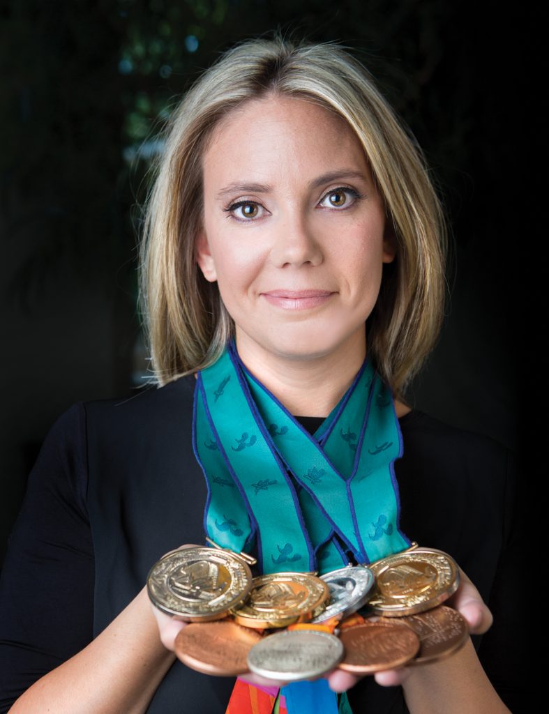 Danielle Campo - With Paralympic Medals