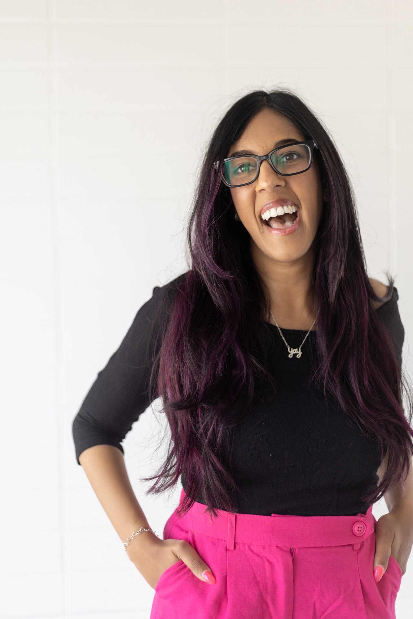 Lauren Pires - Black and Pink